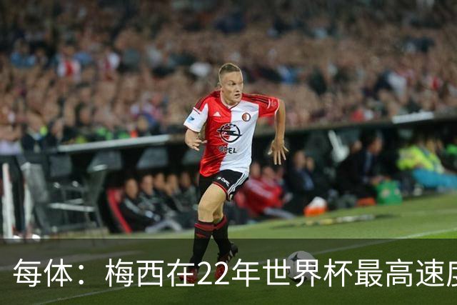 每体：梅西在22年世界杯最高速度是29.8km/h，26年达到31km/h
